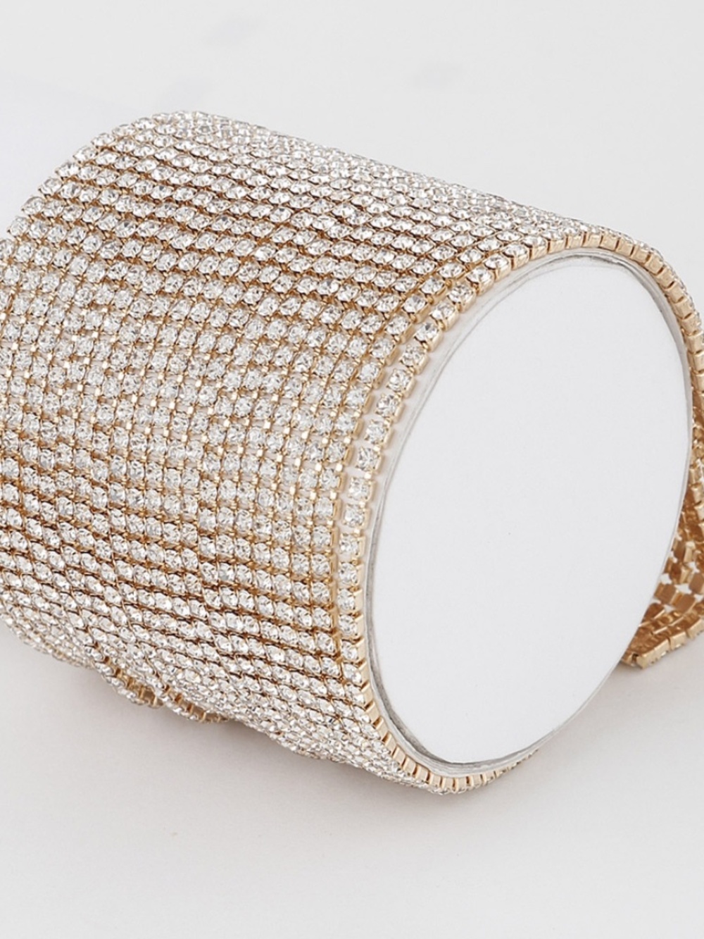 Crystal bracelet cuff